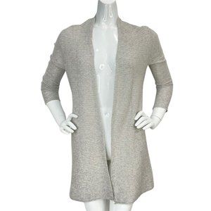 Charter Club Cashmere Womens Sweater Size Small Gray Luxury Knit Cardigan Nwt